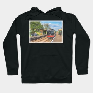 The Train Now Arriving at Platform 2 Hoodie